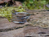 Sterling silver melt top ring