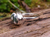 Sterling silver and Ocean Jasper Eye of the Sea Ring