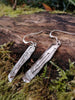 Long Slim Melt Drop Earrings