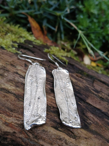 Long Melt Drop Earrings