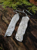 Sterling silver melt drop earrings