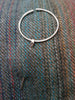  Small sterling silver penannular pin