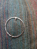  Small sterling silver penannular pin