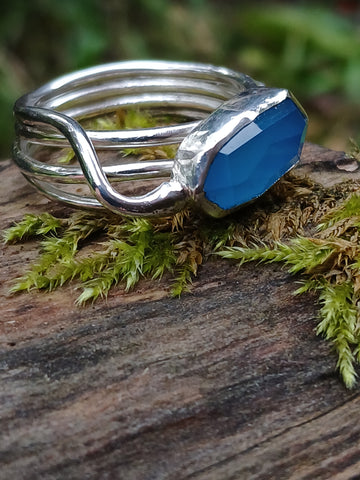 East West Lantern Flower Ring