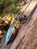 Tendril Bud Drop Pendant on chain