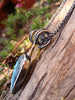 Tendril Bud Drop Pendant on chain