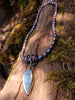 Tendril Bud Drop Pendant on Pearls