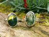 Silver Moss Agate Rings