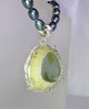 Handmade seaglass and shell rockpools pendant