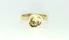 Gold cup ring 