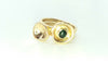 Gold cup ring stacking set