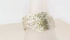 Sterling silver textured ring