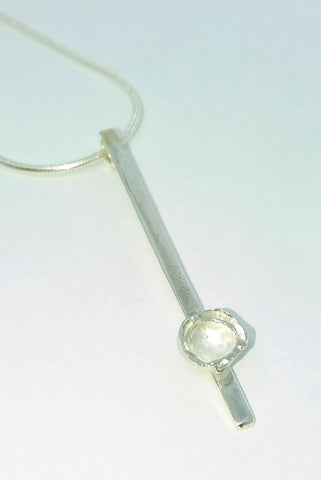 Long waterflower pendant