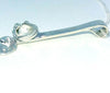 Sterling silver handmade waterflower pendant