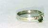 Small silver waterflower ring 