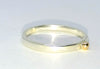 Silver and gold dot stacking ring
