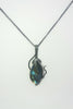 Labradorite Leaf pendant