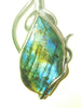 Labradorite Leaf pendant