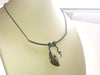 Labradorite leaf necklace