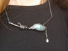 Labradorite Tendril Tear Pendant