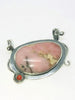 Rhodenite and carnelian pendant