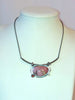 Pink statement necklace 