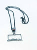 Sterling silver landscape necklace