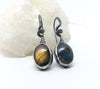 silver and labradorite earrings