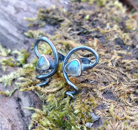 Tendril Stud Earrings