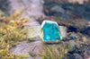 Sterling silver ring with raw apatite