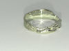 Rockface textured silver landscape ring