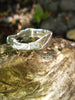 Sterling silver carved landscape ring