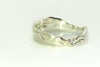 Hand carved mountain landscape ring
