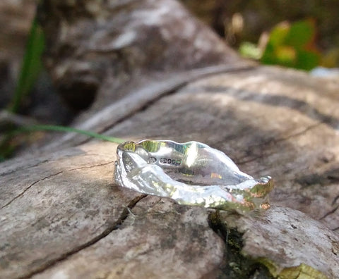 Rockface Carved Landscape Ring