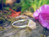 Geometric rose quartz ring