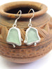 Sterling silver and seaglass earrings