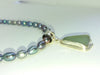 Sterling silver handmade pendant with sea glass