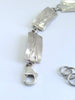 Sterling silver melt textured bracelet