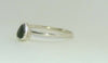 Green tiny Pittenweem seaglass stacking ring