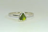 Green Tiny Seaglass Stacking Ring