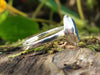 blue seaglass ring