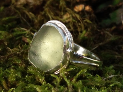 Seafoam Seaglass Ring