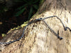 tendril necklace showing catch and length extender