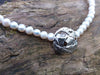 handmade sterling silver Small Planet pendant for pearls