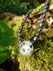 handmade sterling silver Small Planet pendant