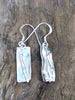 Handmade Sterling silver Melt Drop Earrings