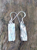 Handmade Sterling silver Melt Drop Earrings