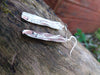 Handmade Sterling silver Melt Drop Earrings