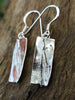Handmade Sterling silver Melt Drop Earrings