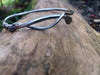Handmade sterling silver Tendril bangle